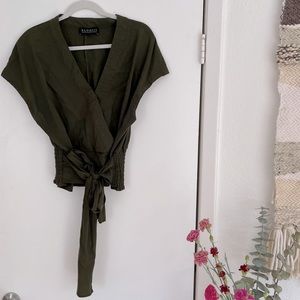 Eloquii Tie waist top